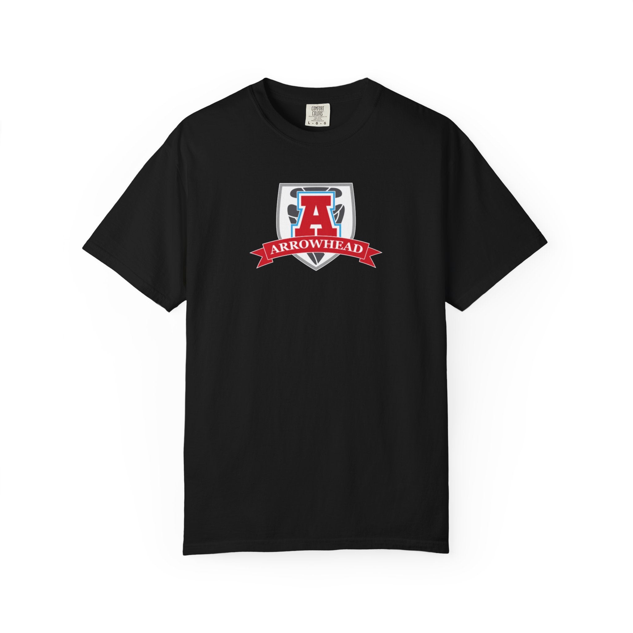 Arrowhead Shield T-Shirt — Retro Athletic Logo Tee