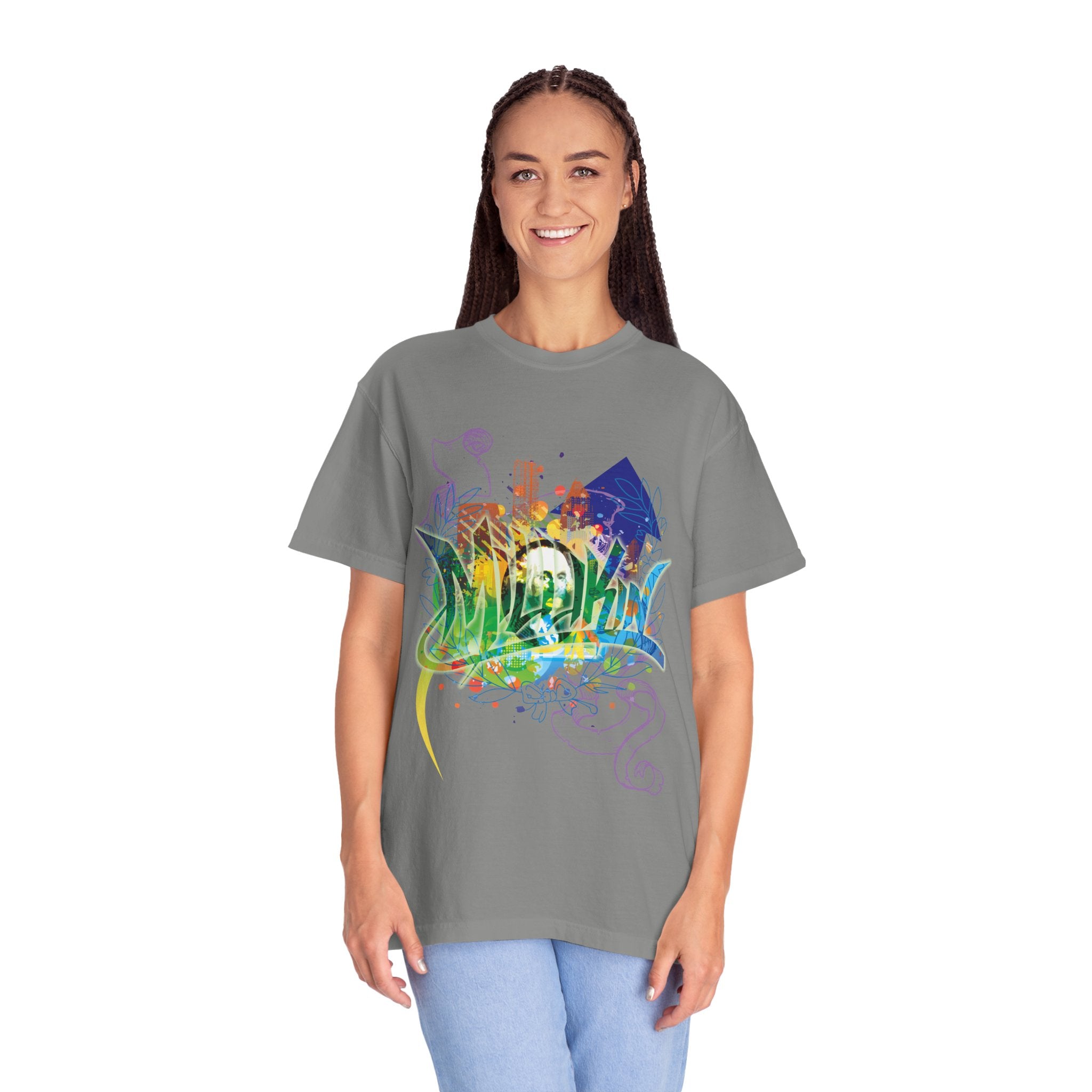 Abstract Colorful Graffiti T-Shirt — Urban Art Tee