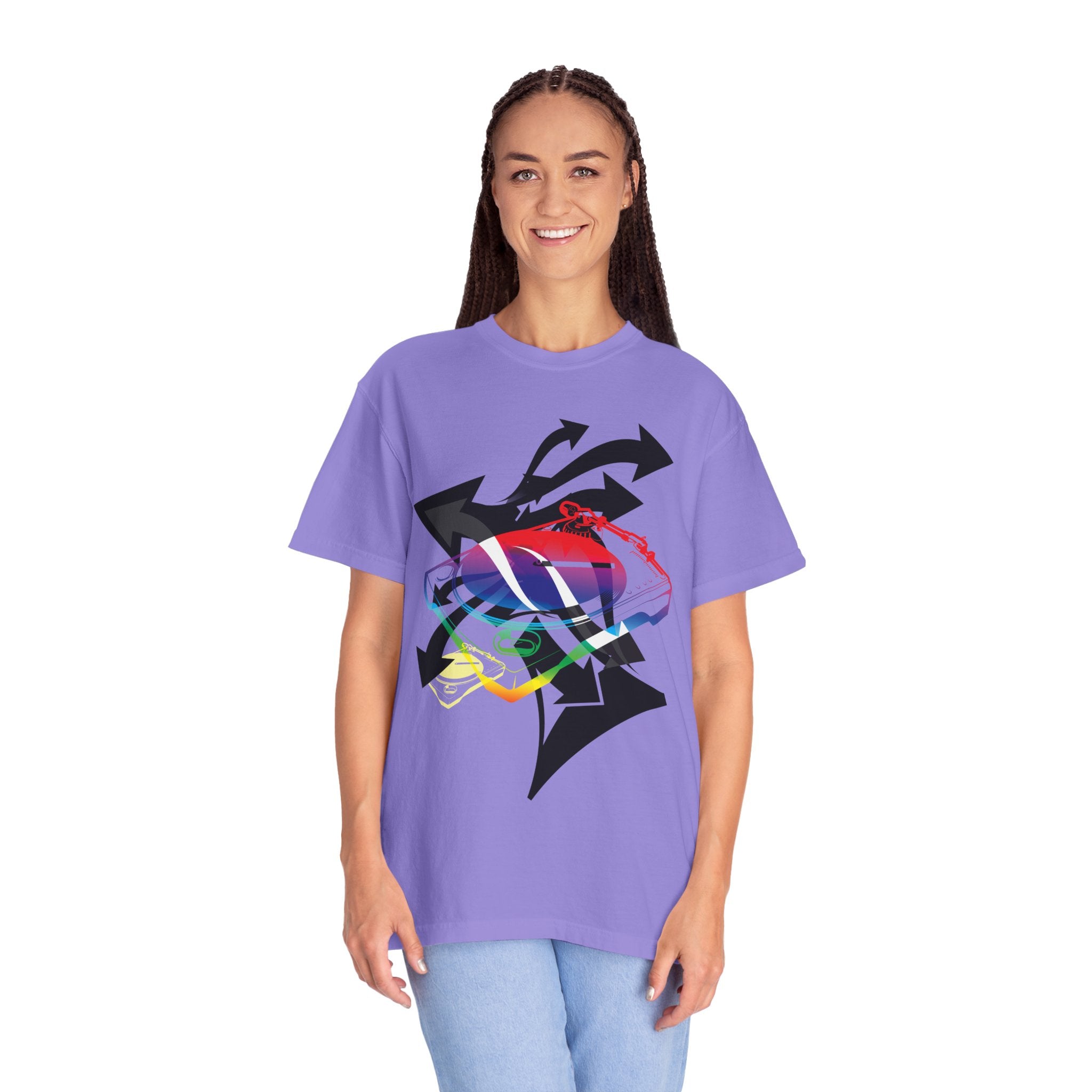 Abstract Rainbow Lips T-Shirt