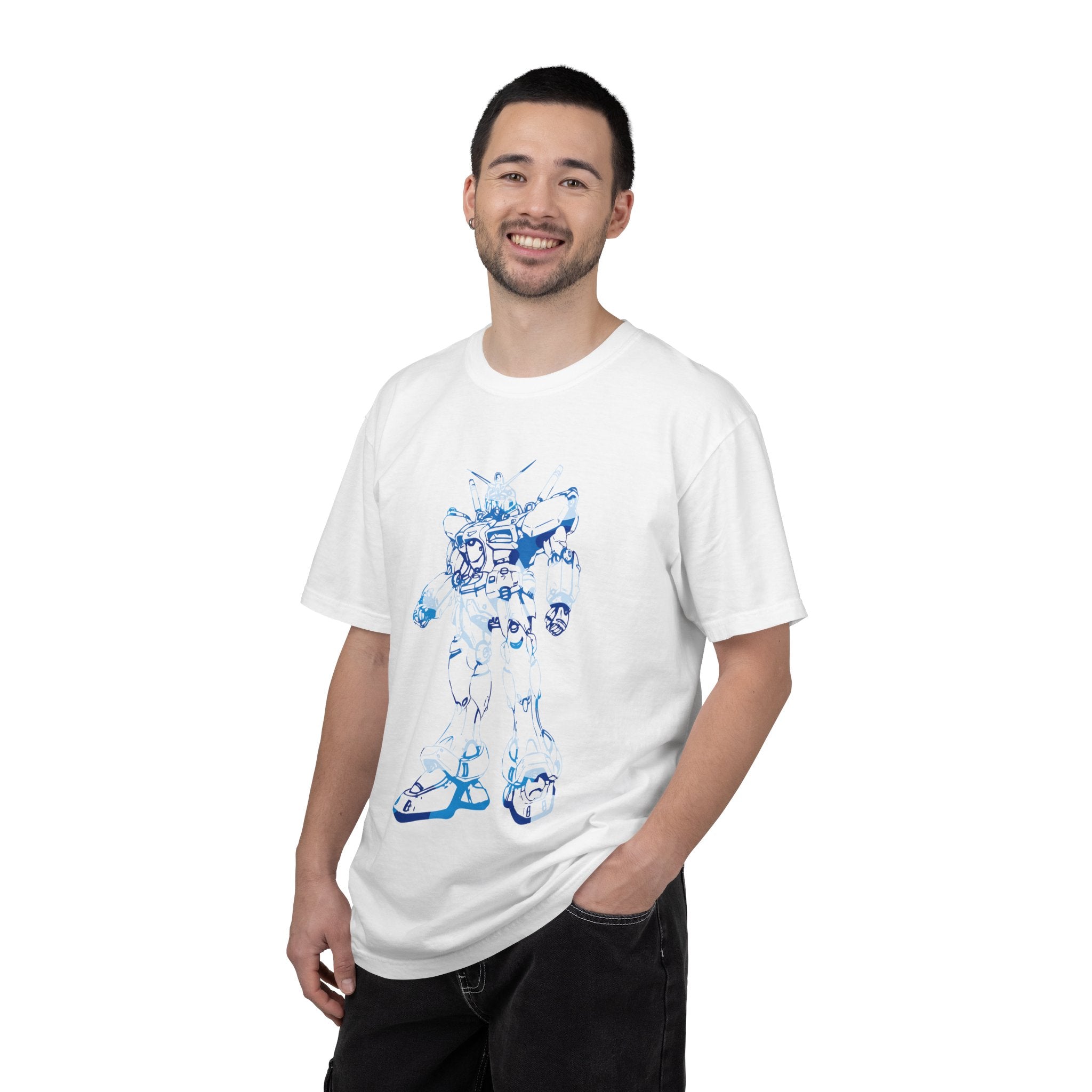 Robot Sketch T-Shirt — "digital karma" Tech Art Tee