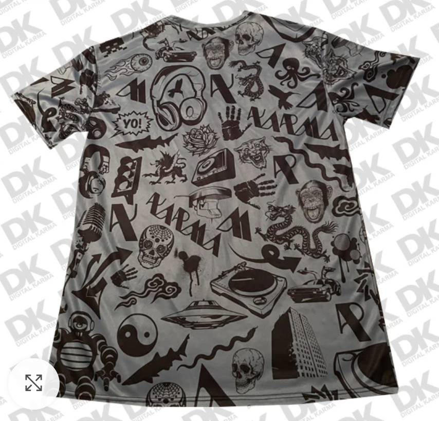All Over Blue Shirt