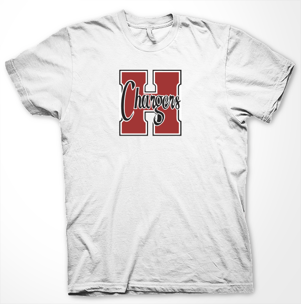 White, Red, and Black Tshirt for Sussex Hamilton 006