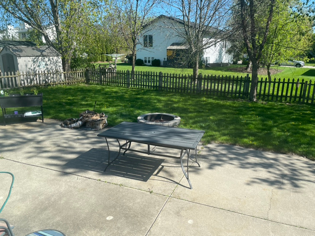 Cutting my lawn