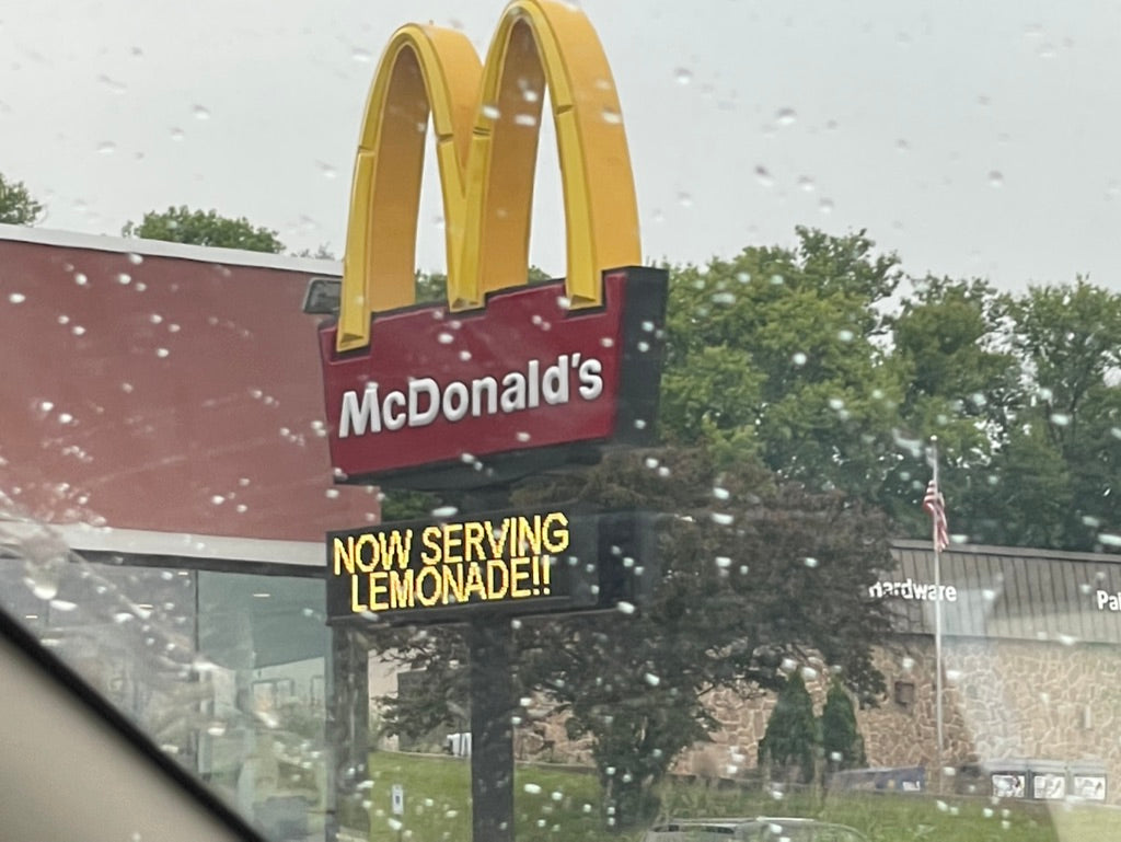 I went to McDonalds the other day