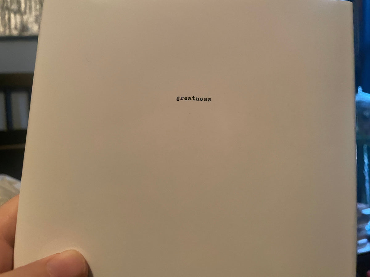 Greatness the book