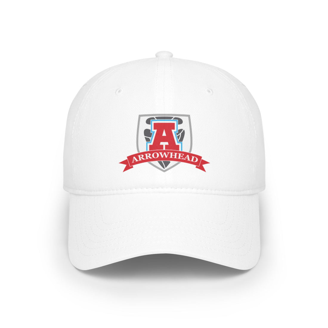 Arrowhead Shield Baseball Cap — Red A Logo Low Profile Hat