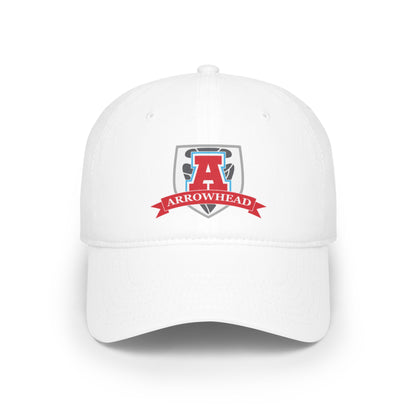Arrowhead Shield Baseball Cap — Red A Logo Low Profile Hat