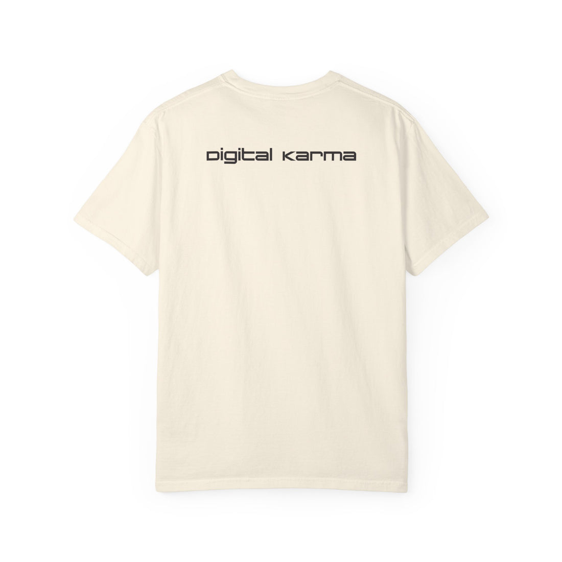 Digital Karma Abstract Elephant T‑Shirt — Watercolor Wildlife Graphic Tee