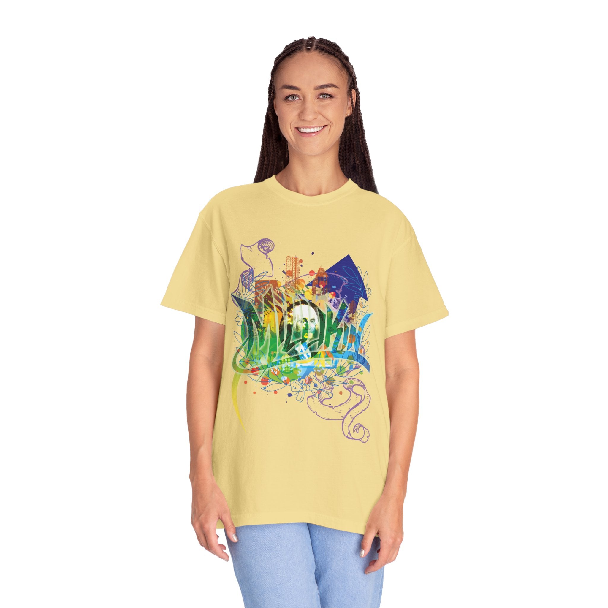 Abstract Colorful Graffiti T-Shirt — Urban Art Tee