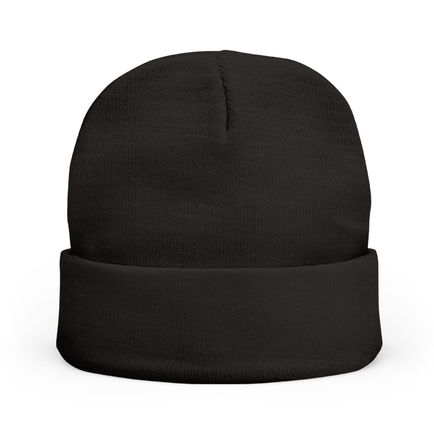 Embroidered Raccoon Patch Knit Beanie