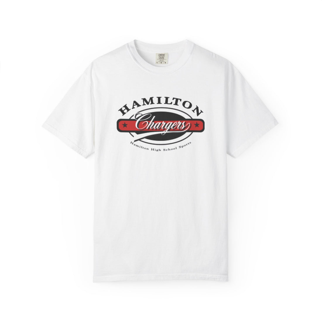 Hamilton Chargers T‑Shirt — Retro High School Logo Tee