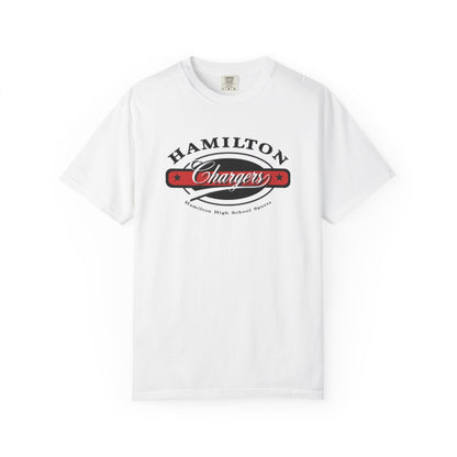 Hamilton Chargers T‑Shirt — Retro High School Logo Tee