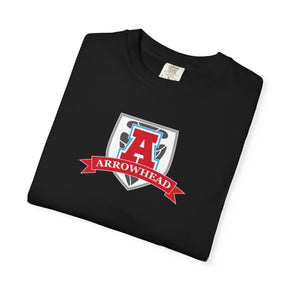 Arrowhead Shield T-Shirt — Retro Athletic Logo Tee