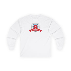 Arrowhead Shield Long Sleeve Tee — Retro 'A' Crest School Spirit