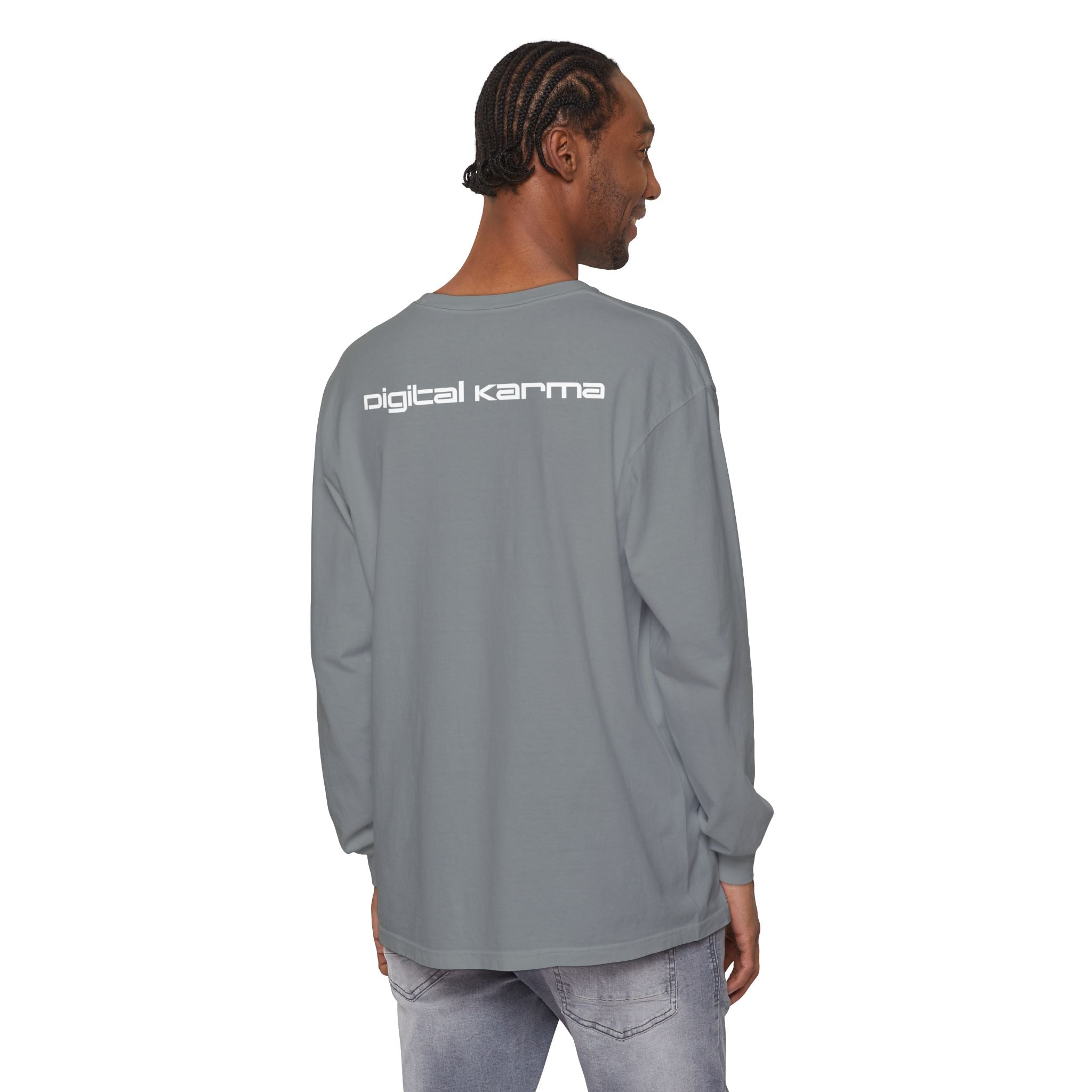 Bruce Lee Portrait Long Sleeve Tee — “Be like water, my friend.”