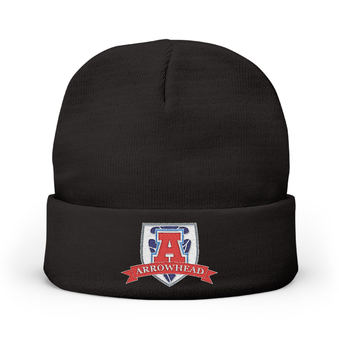 Arrowhead Embroidered Knit Beanie