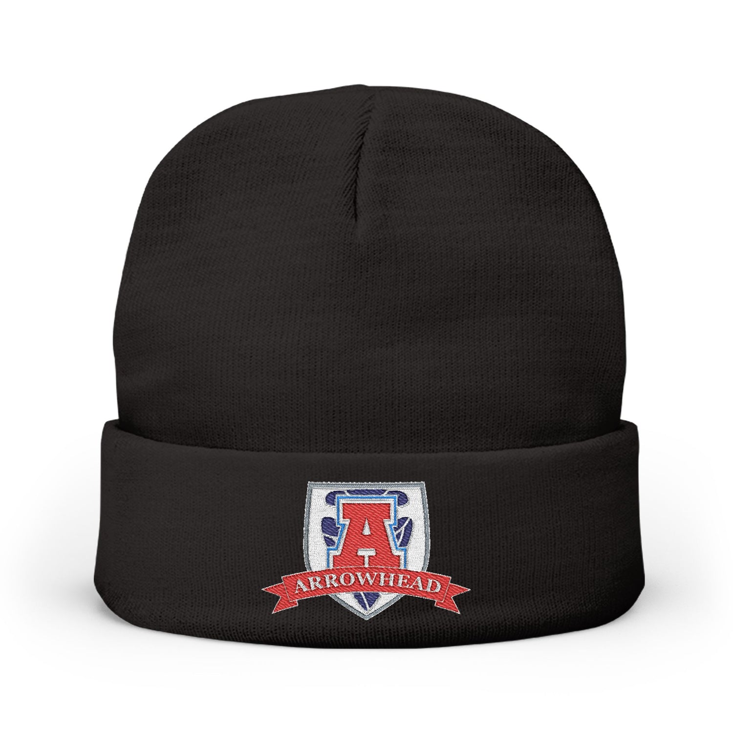Arrowhead Embroidered Knit Beanie