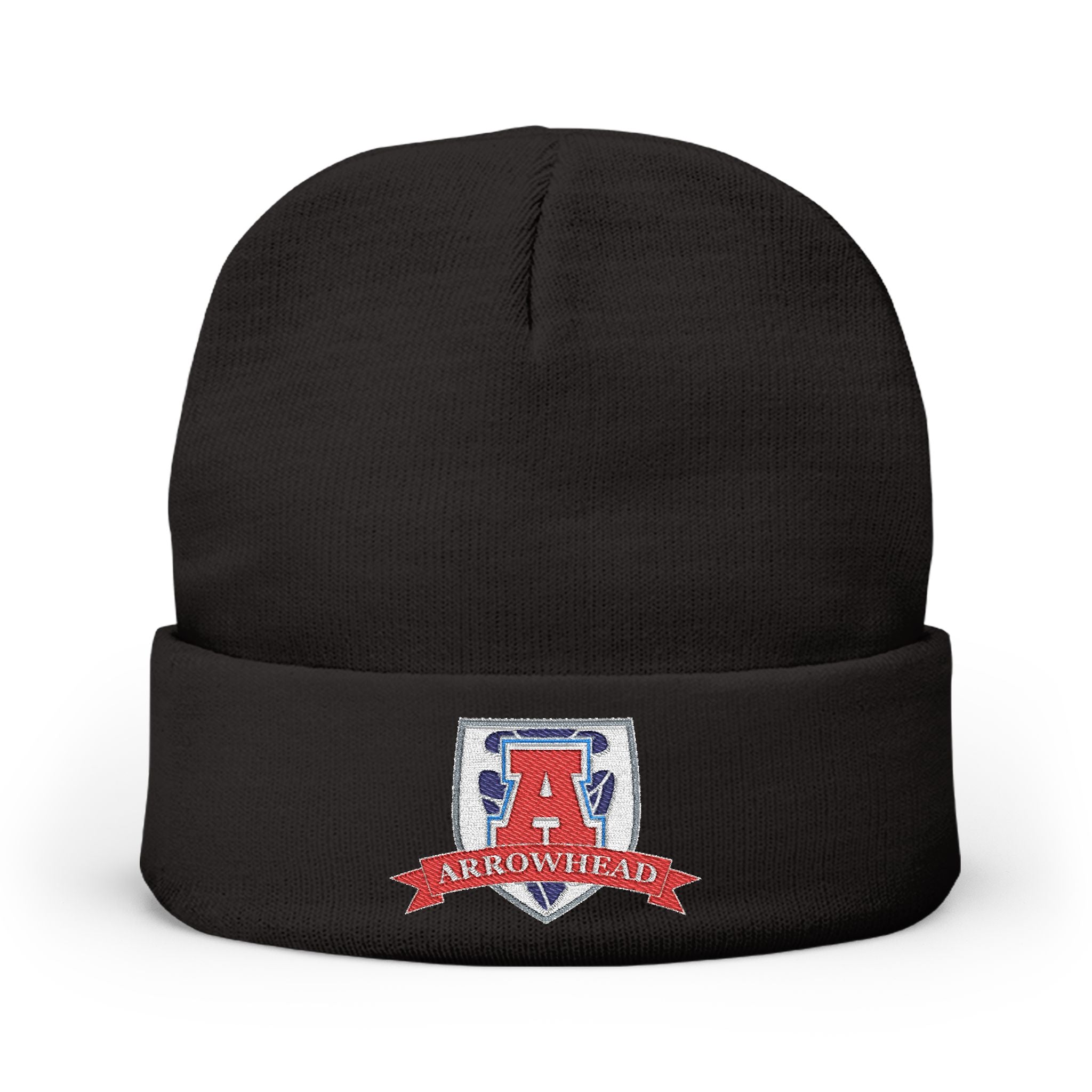 Arrowhead Embroidered Knit Beanie