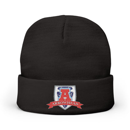 Arrowhead Embroidered Knit Beanie