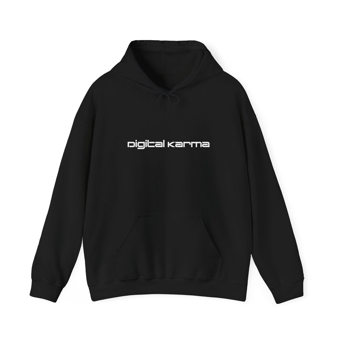 Minimalist Green Silhouette Hoodie — Abstract Female Portrait Back Print