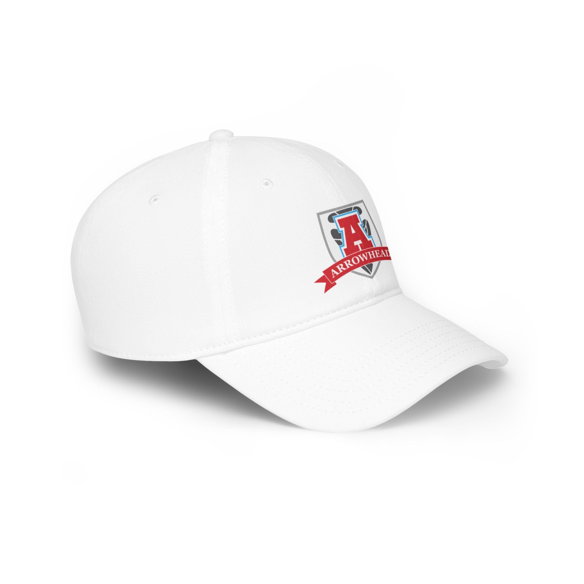 Arrowhead Shield Baseball Cap — Red A Logo Low Profile Hat