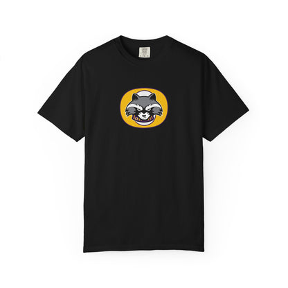 Raccoon Logo T-Shirt — Cute Retro Animal Graphic Tee