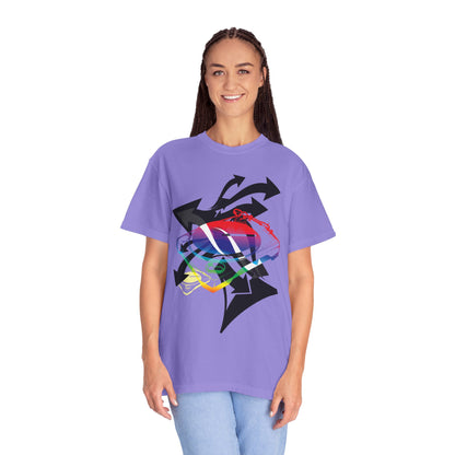 Abstract Rainbow Lips T-Shirt