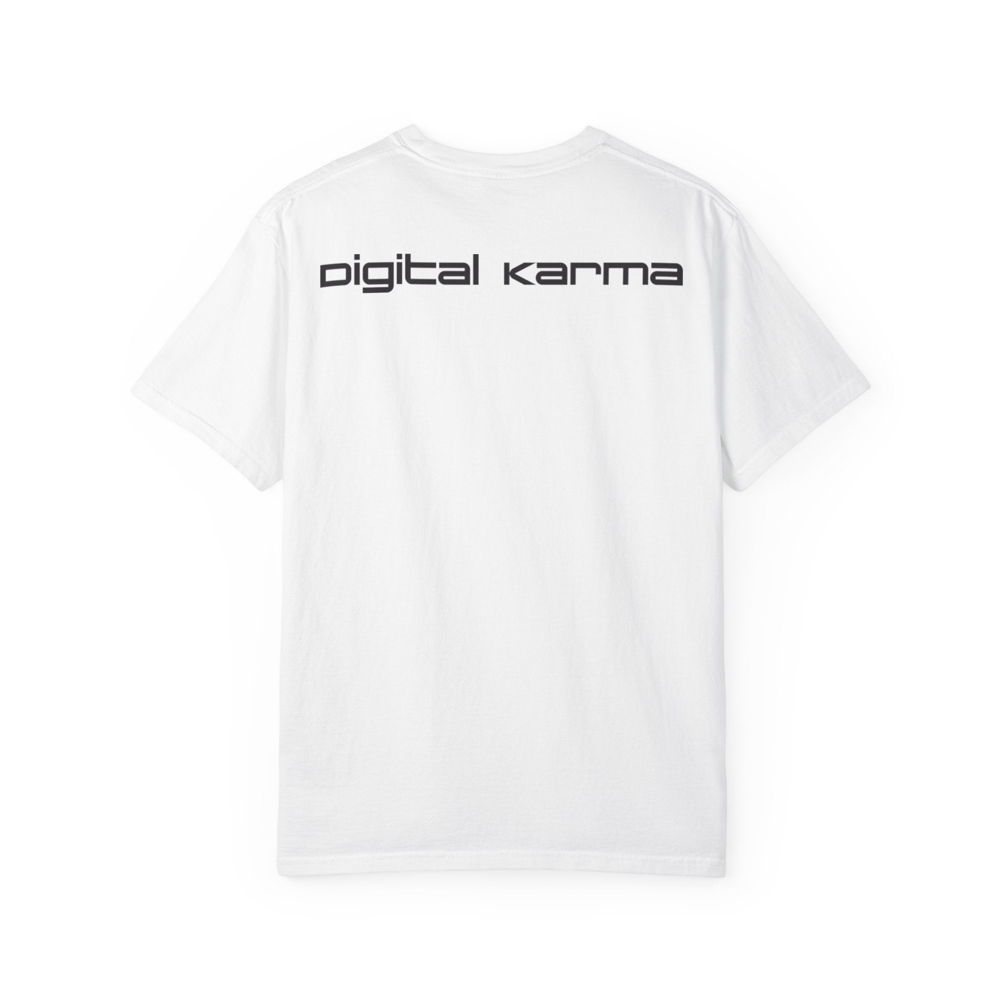 Robot Sketch T-Shirt — "digital karma" Tech Art Tee