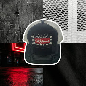 Big Digital Karma Black and White Hat
