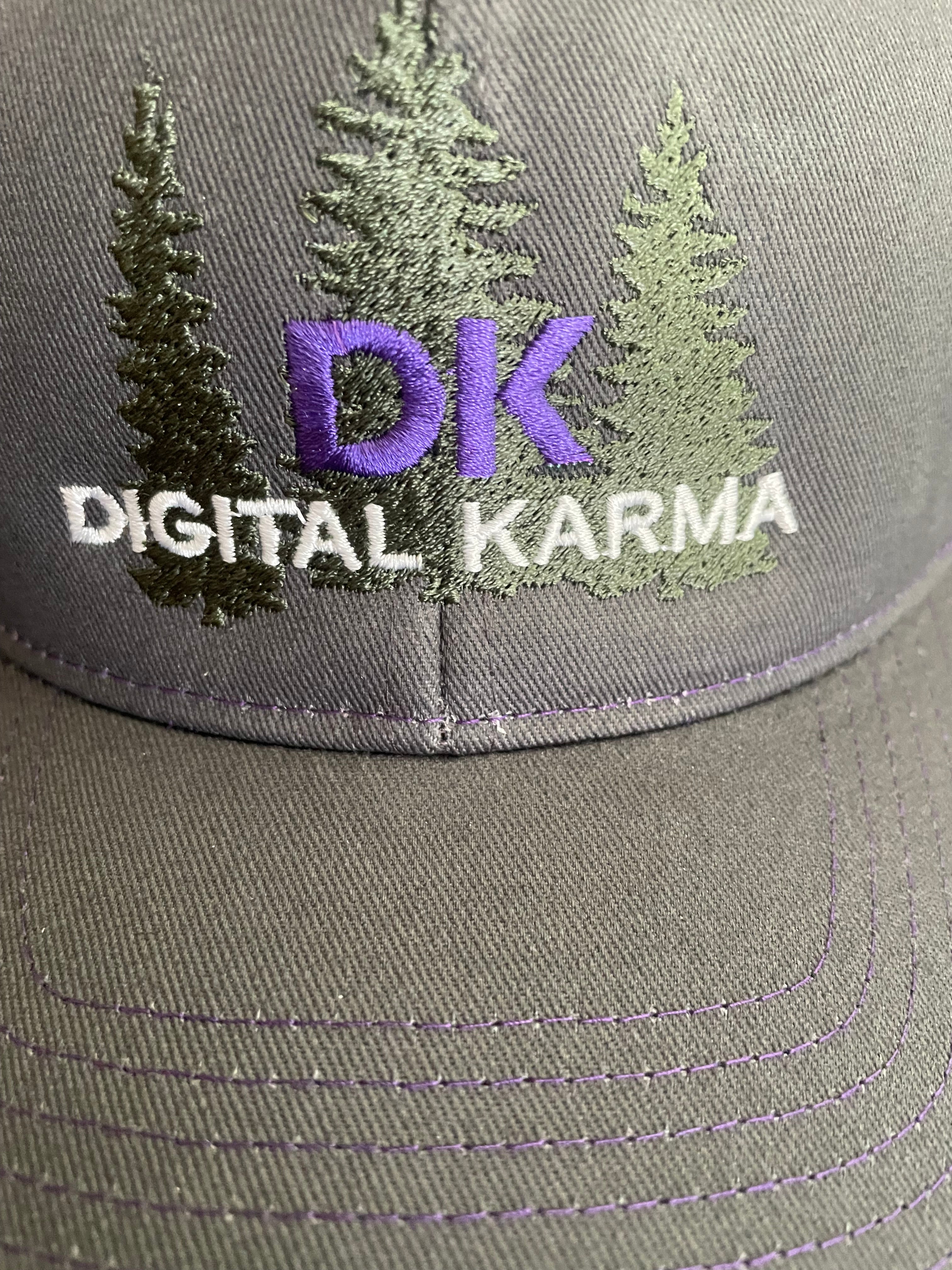 Purple DK White Digital Karma