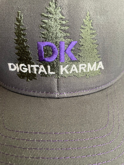 Purple DK White Digital Karma