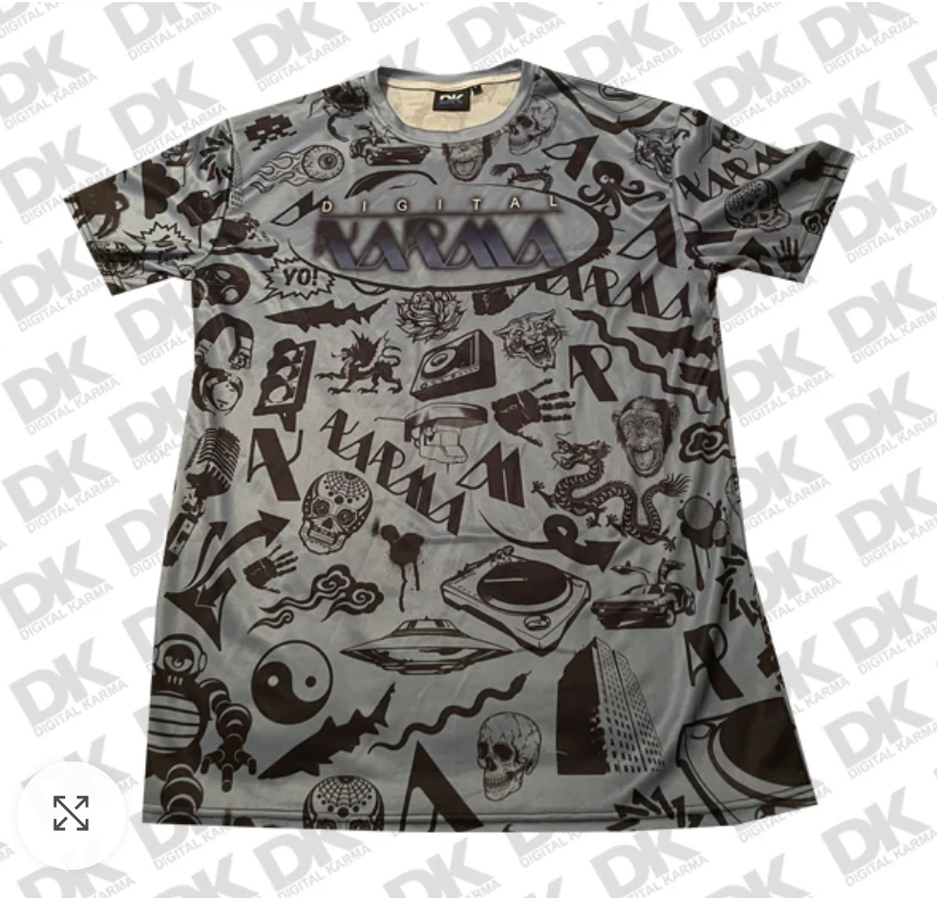 All Over Blue Shirt
