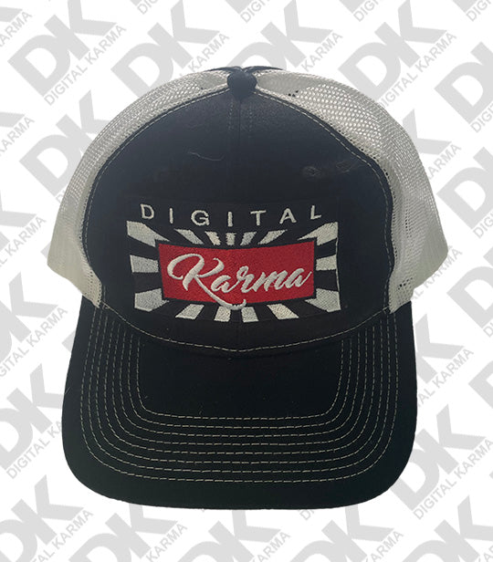 Big Digital Karma Black and White Hat