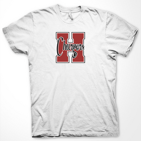 White, Red, and Black Tshirt for Sussex Hamilton 006